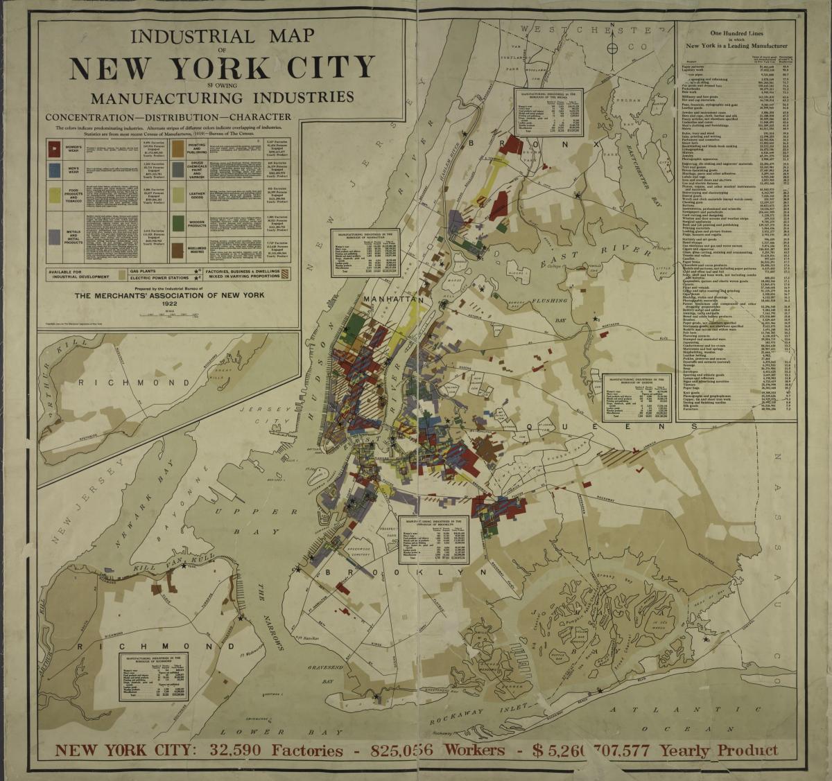 خريطة مدينة نيويورك 1900