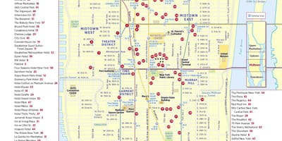 وسط نيويورك اعرض الخارطة