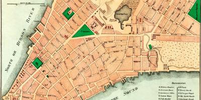 نيويورك 1776 خريطة