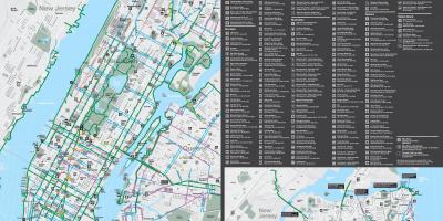 نيويورك الدراجة خريطة