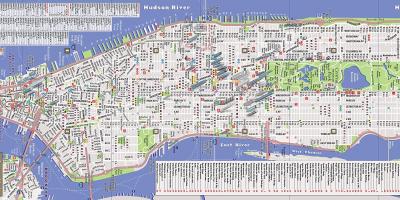 خريطة مدينة نيويورك الشوارع و الطرق