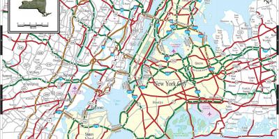 مدينة نيويورك خريطة الطريق